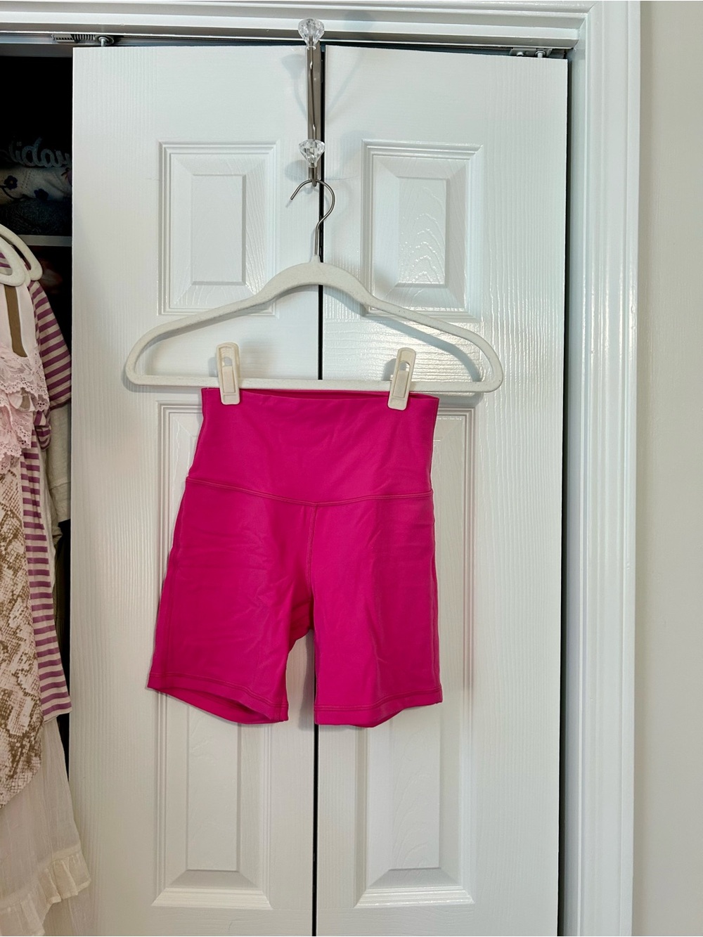 lululemon athletica Align Hot Pink High-Rise Athletic Shorts 6”